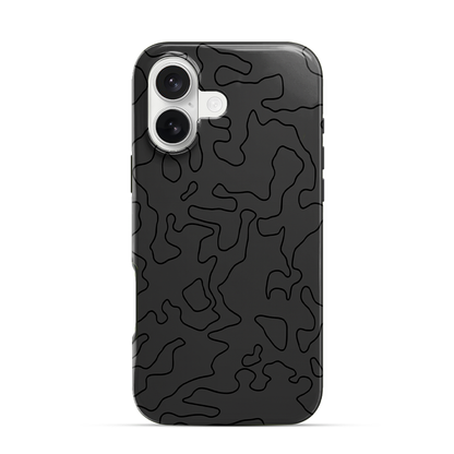 Black Rock iPhone 16 Case