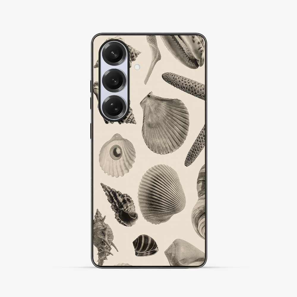 Shell Mosaic Samsung Phone Case Clear Silicone Case