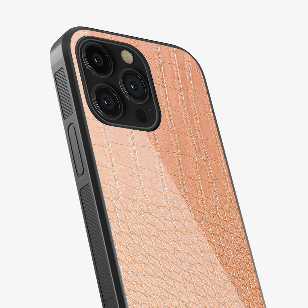 Pink Croco Phone Case