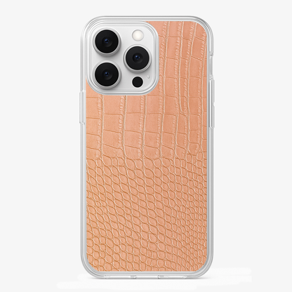 Pink Croco Phone Case Glass Case