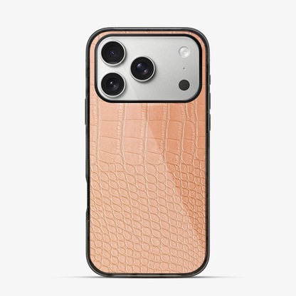 Pink Croco iPhone 17 Pro Case