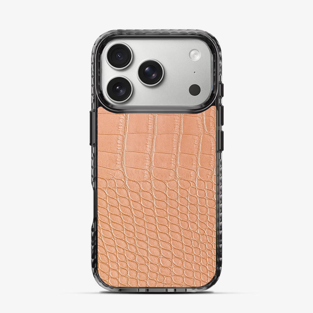 Pink Croco iPhone 17 Pro Case
