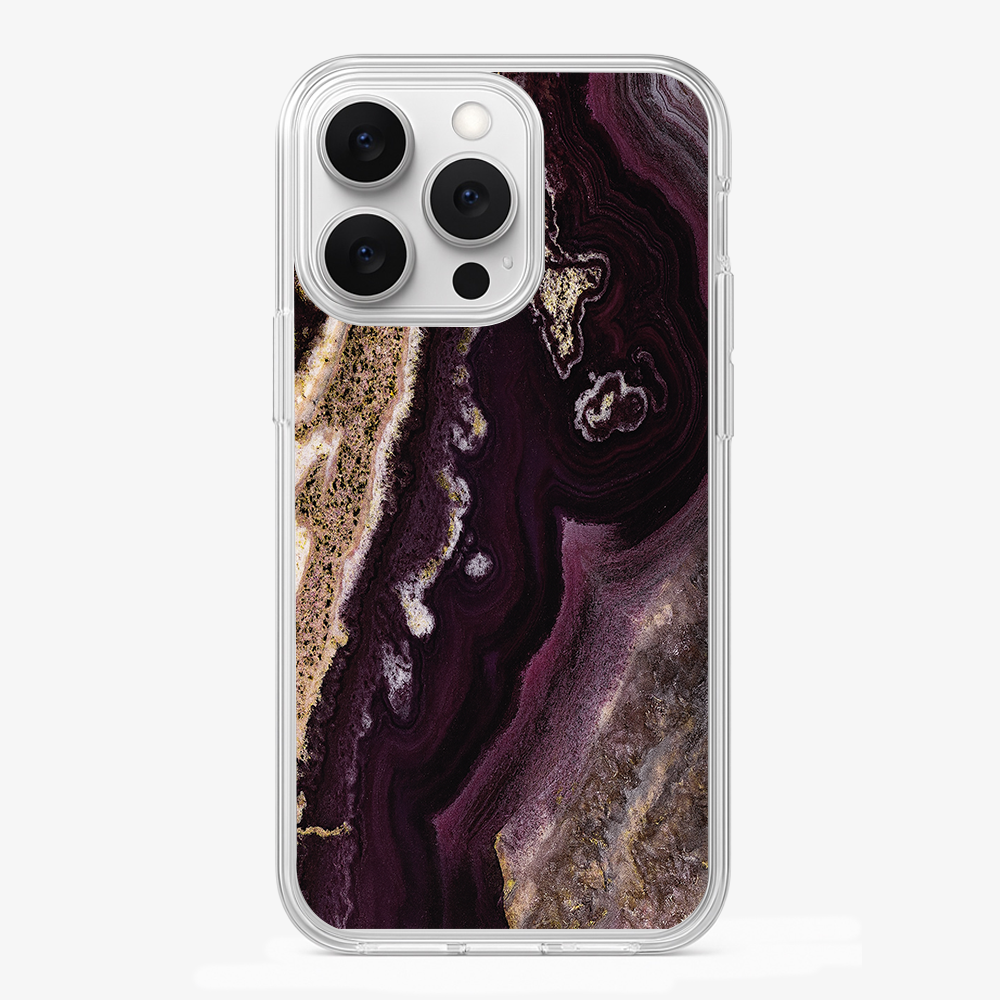 Purple Skies Phone Case Glass Case