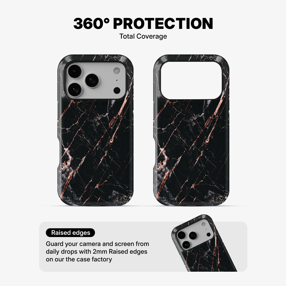 Rose Gold Marble Phone Case