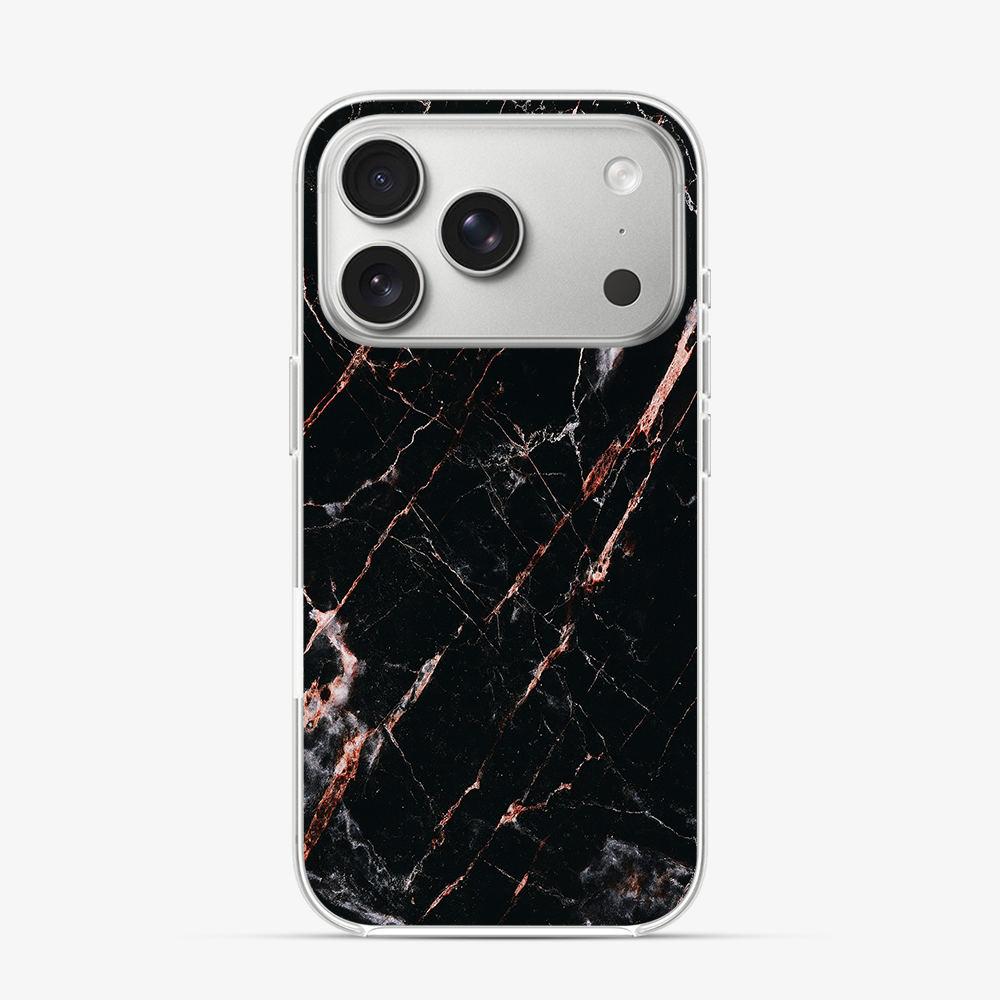 Rose Gold Marble iPhone 17 Pro Case