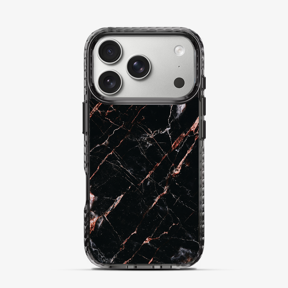Rose Gold Marble iPhone 17 Pro Case
