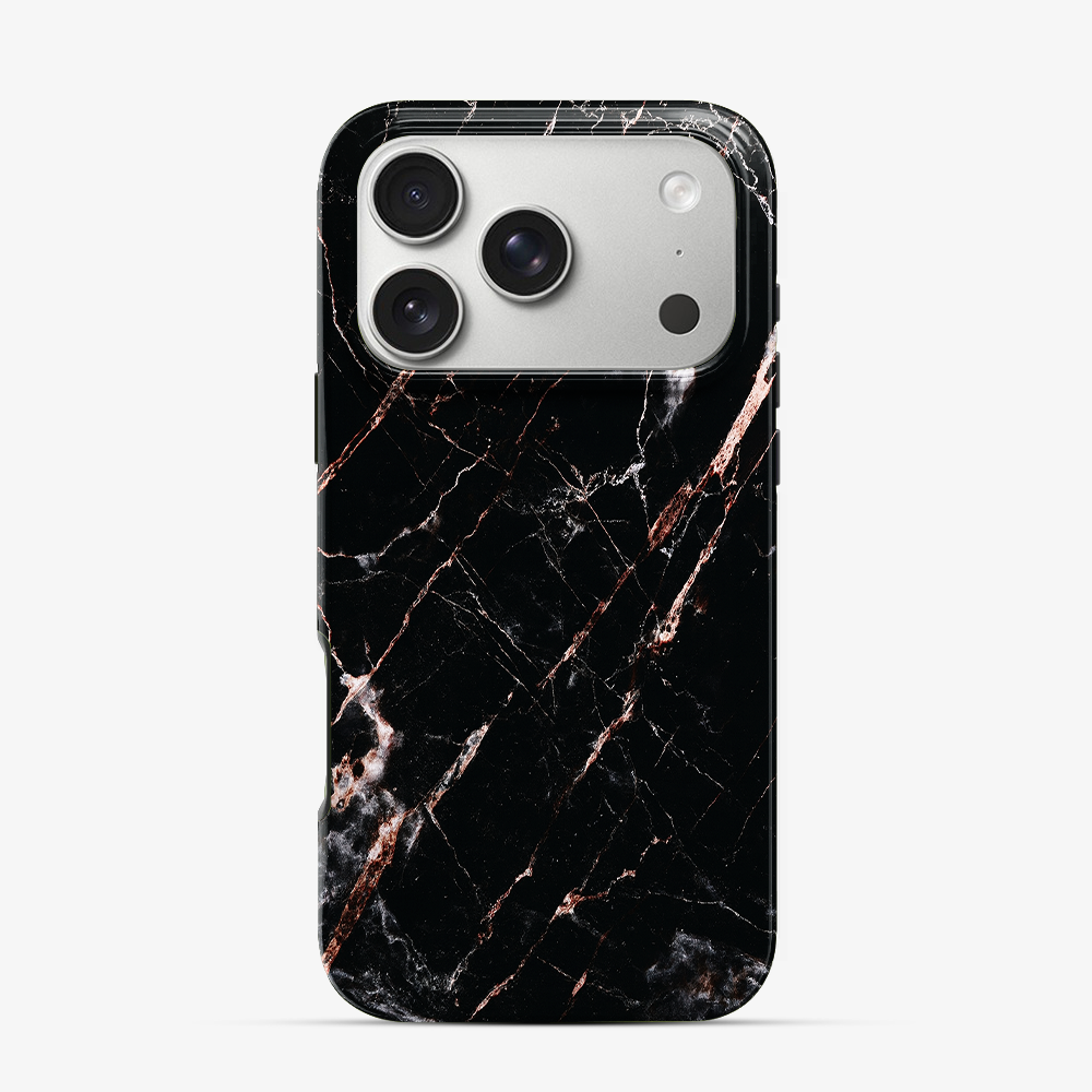 Rose Gold Marble iPhone 17 Pro Max Case