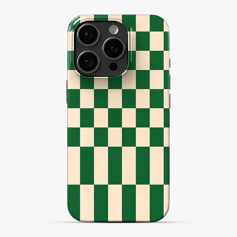 Checkered Ivory Phone Case
