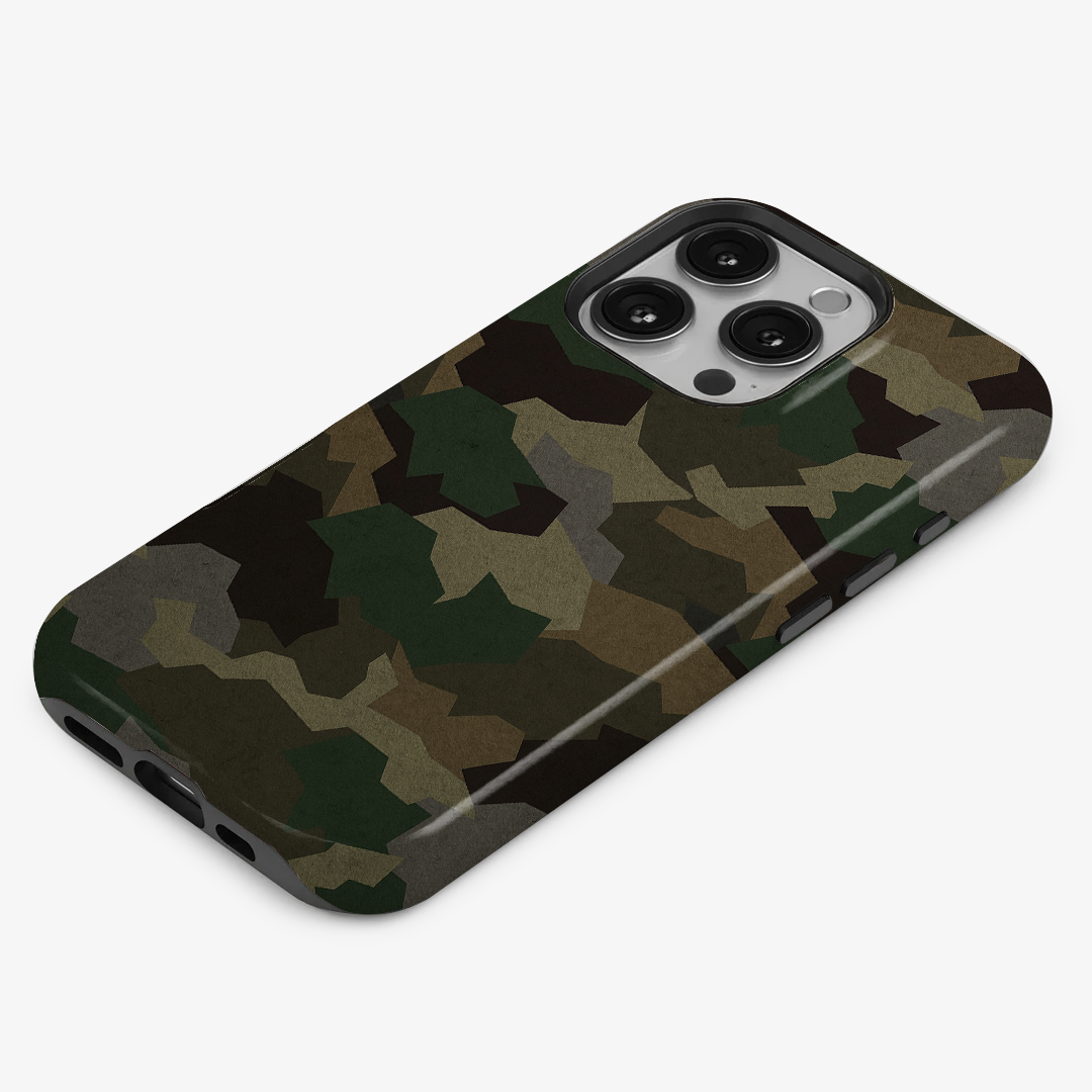 Tropical Green Camo Armoured Phone Case
