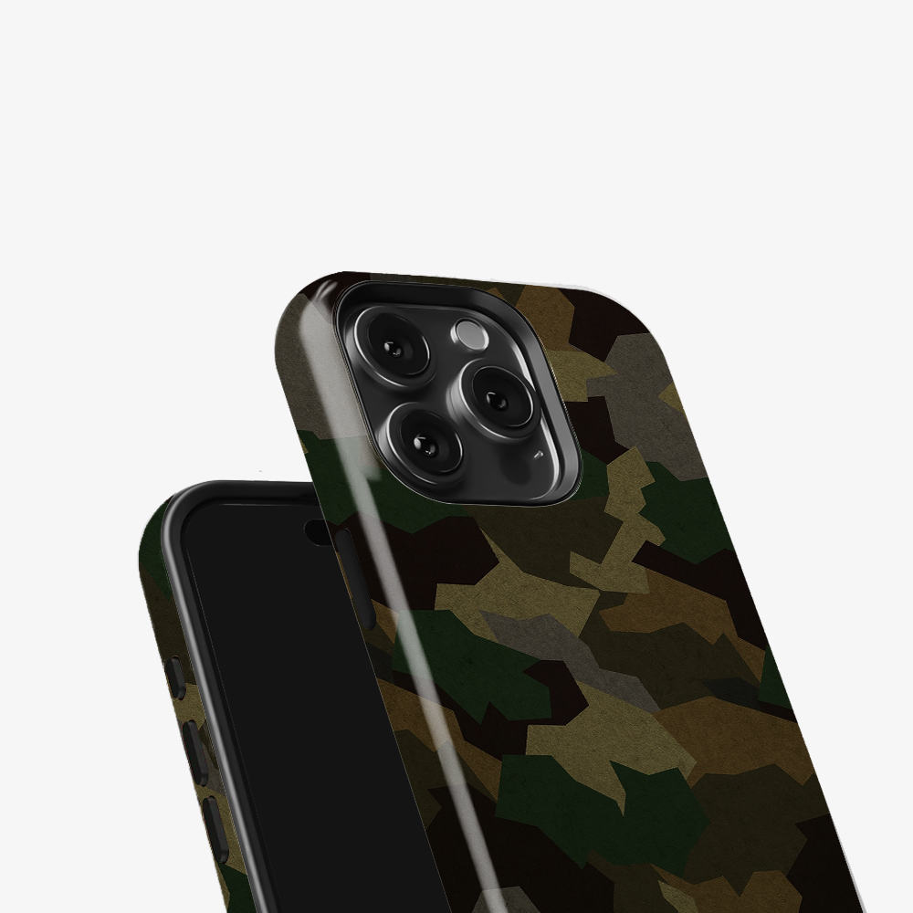Tropical Green Camo Armoured Phone Case