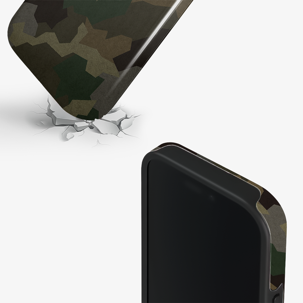 Tropical Green Camo Armoured Phone Case