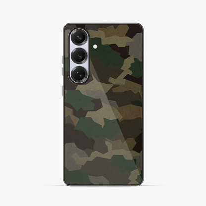 Tropical Green Camo Samsung Phone Case Glass Case