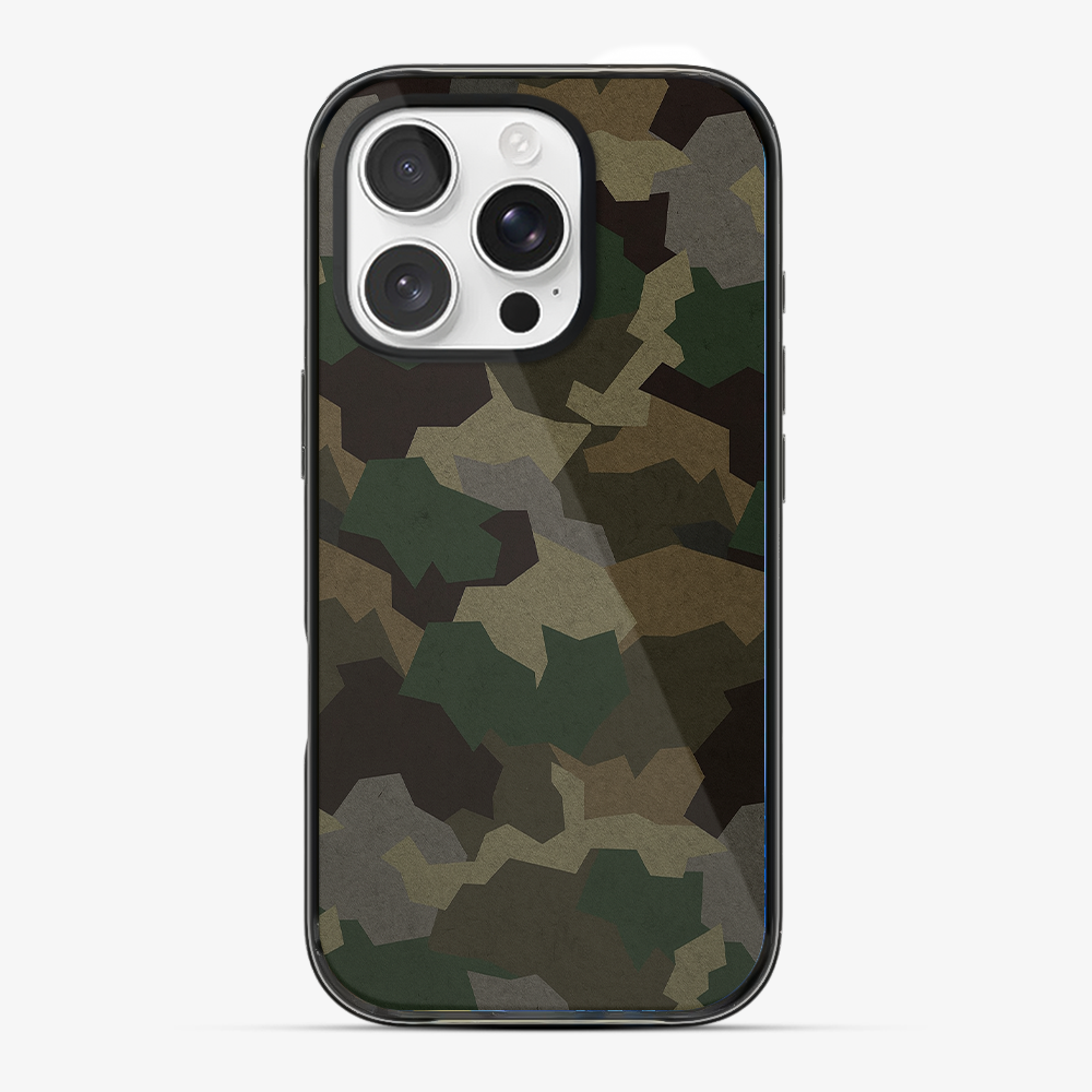 Tropical Green Camo Phone Case Anti Yellow Silicone Case
