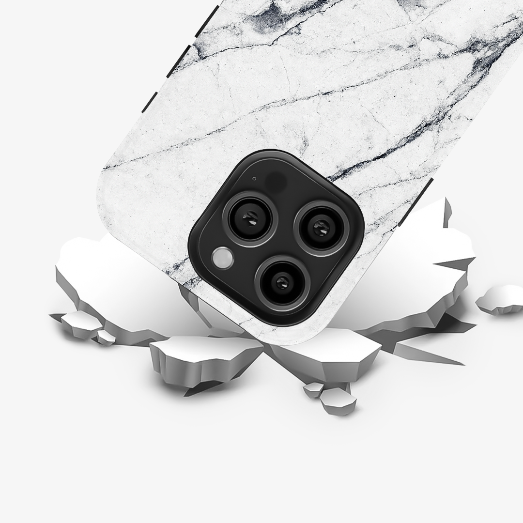 Stain White Armoured Phone Case