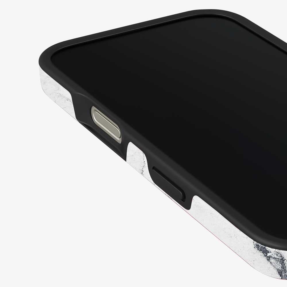 Stain White Armoured Phone Case
