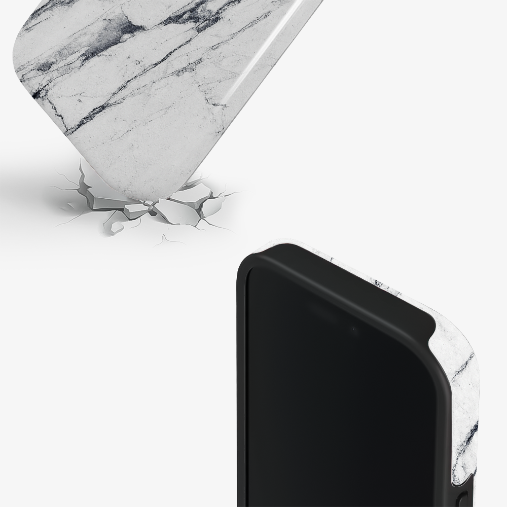 Stain White Armoured Phone Case