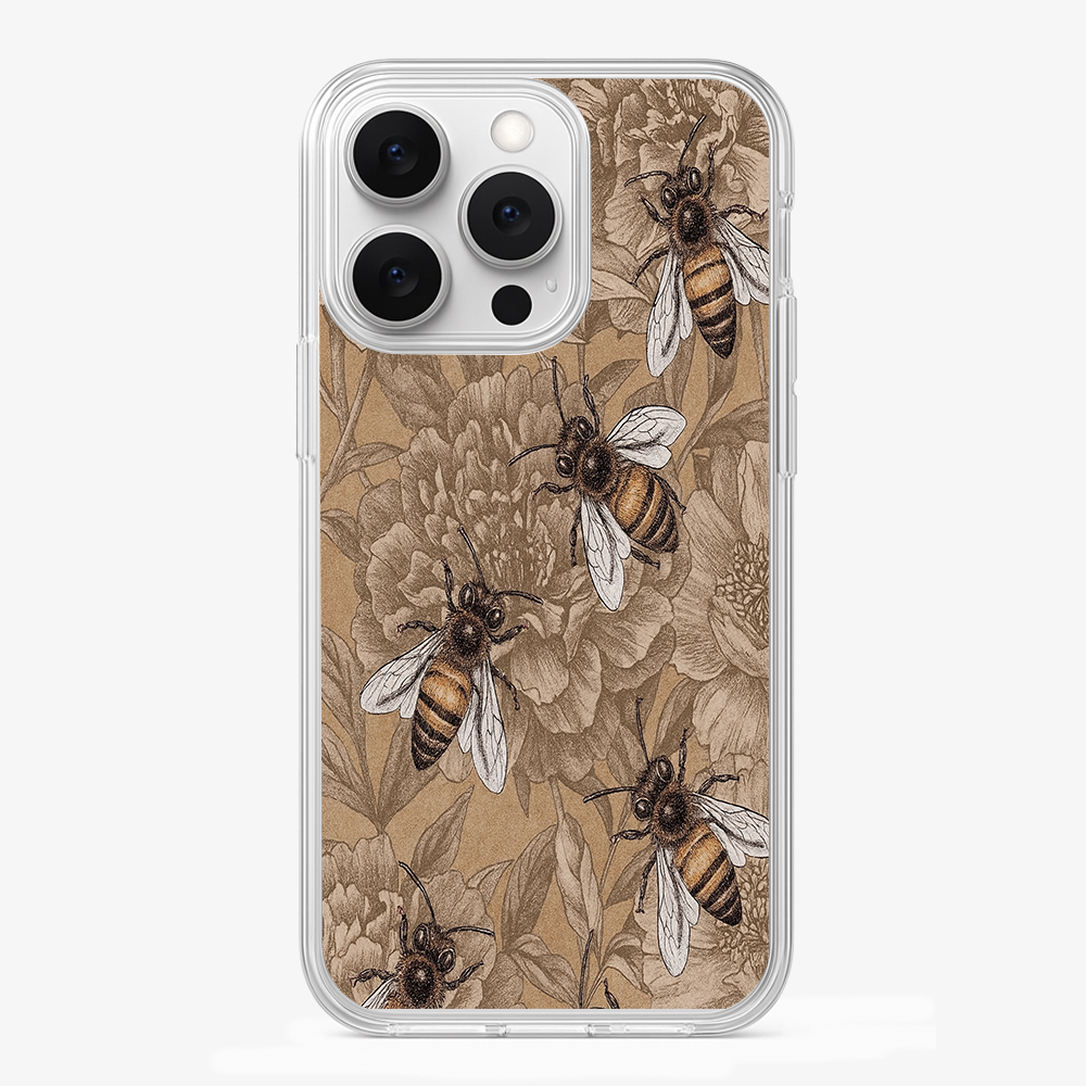 Honey Bee Phone Case Glass Case