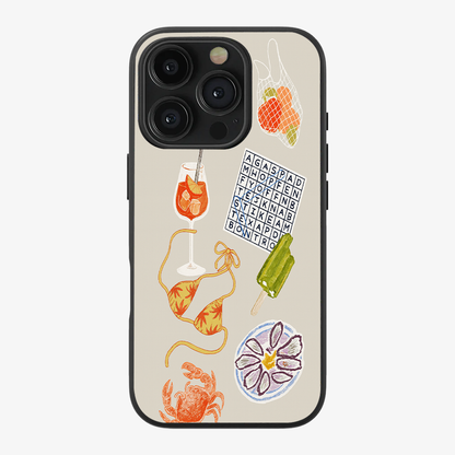 Seaside muse Phone Case Clear Silicone Case