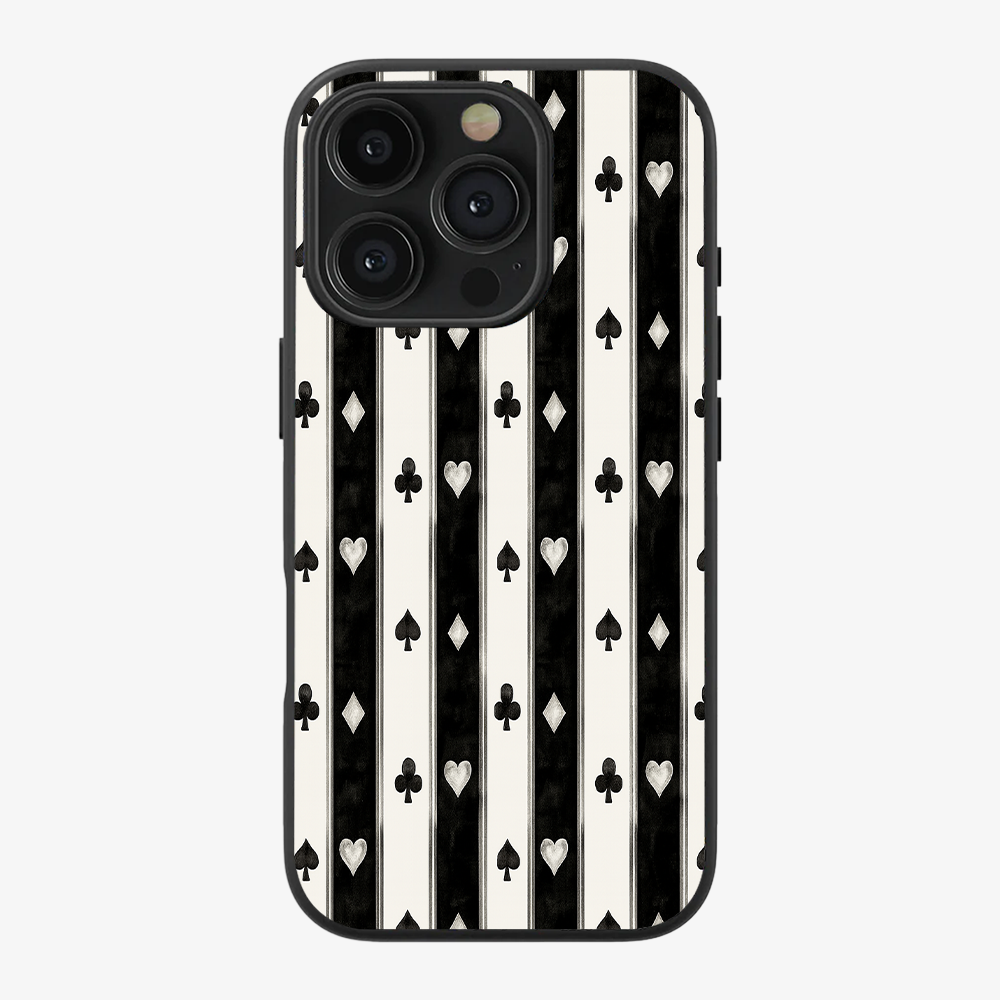 Queen's Court Phone Case Clear Silicone Case