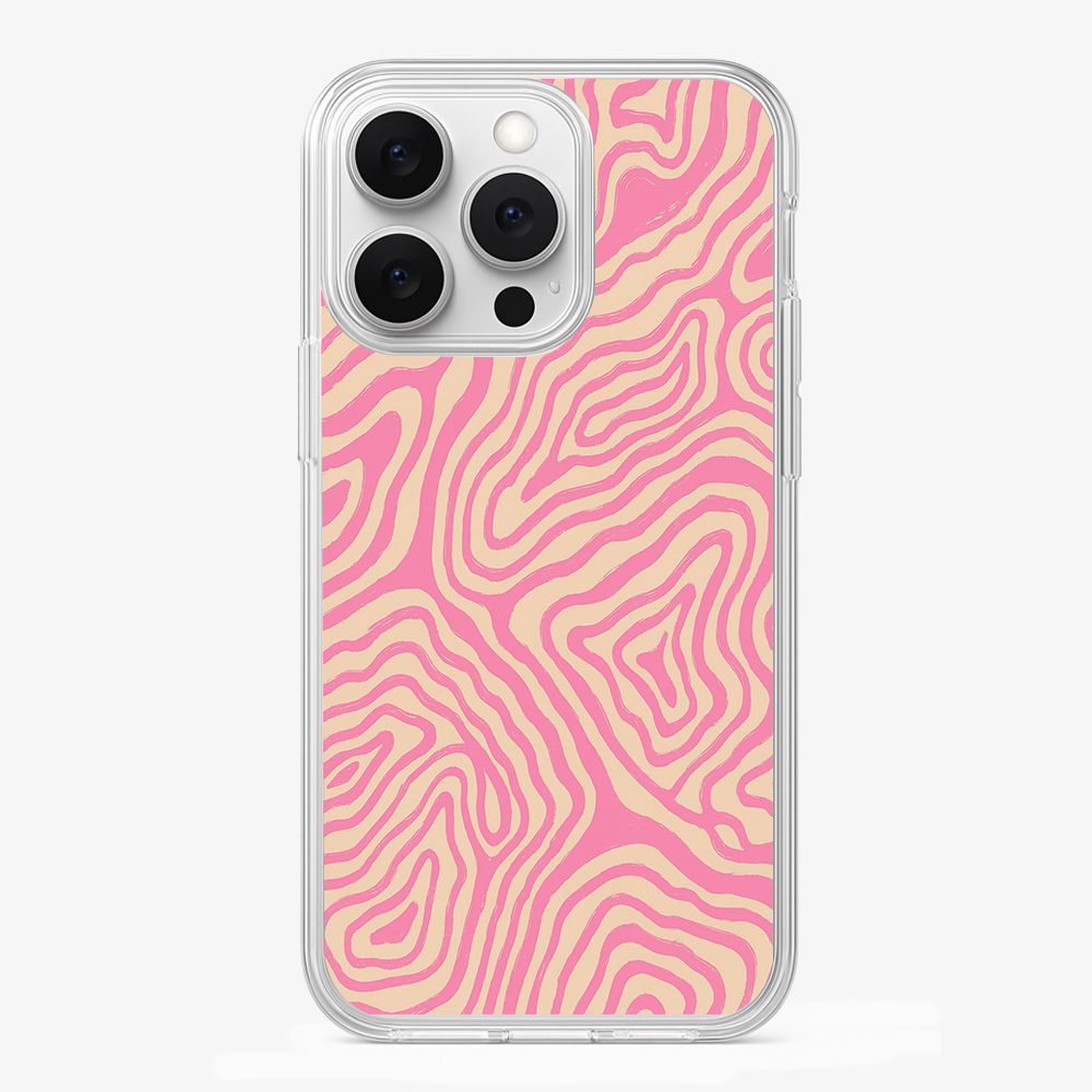 Pink Shores Phone Case Glass Case