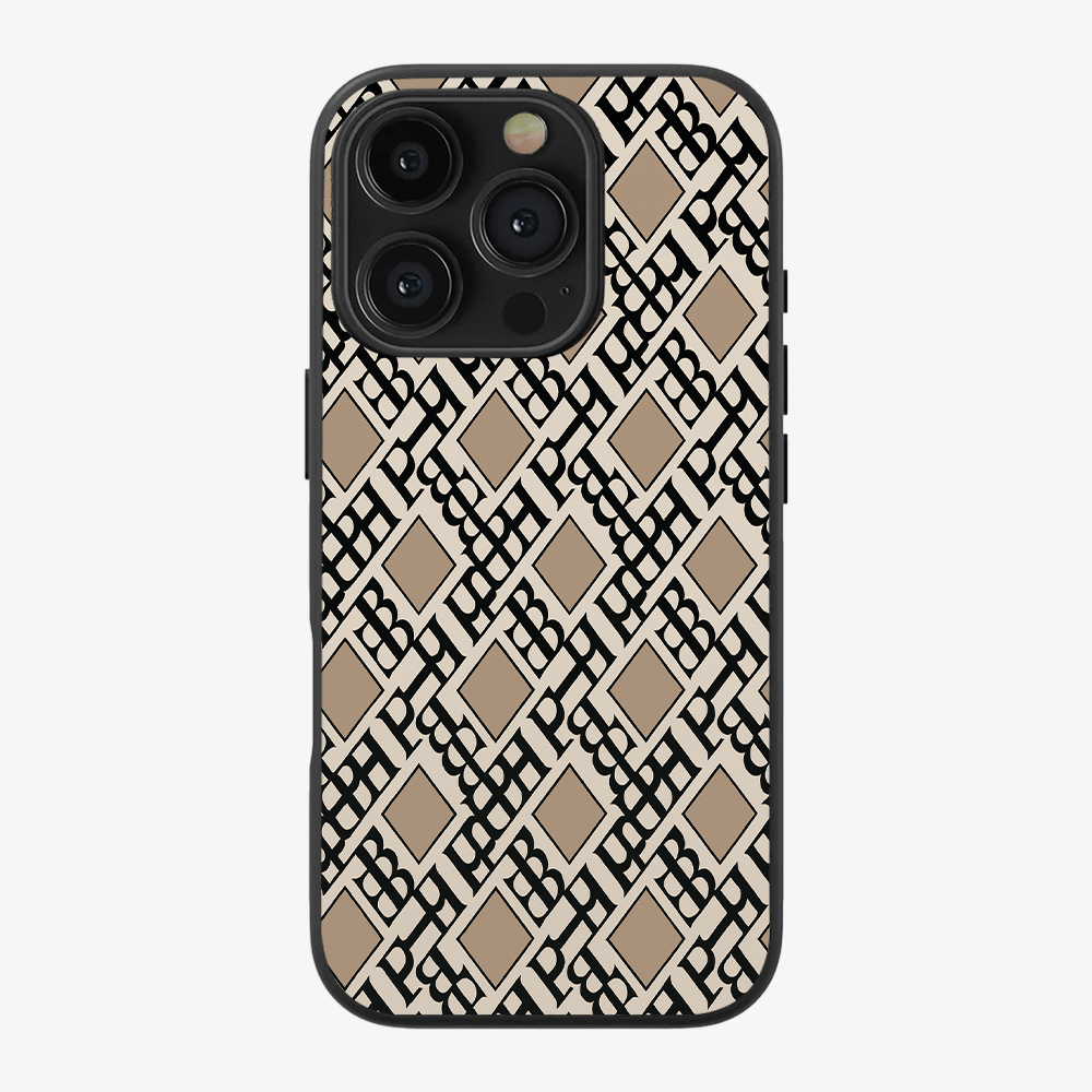 Monogram Phone Case Clear Silicone Case