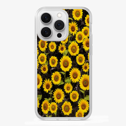 Sunnflower Glimer Phone Case Glass Case