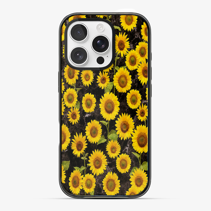 Sunnflower Glimer Phone Case Anti Yellow Silicone Case