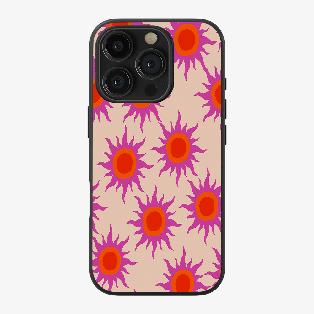 Sunset Glow Phone Case Clear Silicone Case