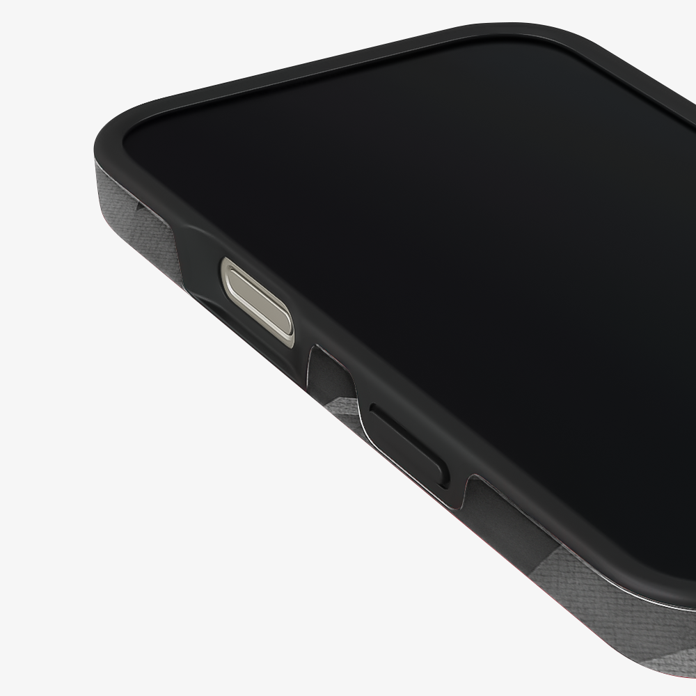 Night Black Camouflage Armoured Phone Case