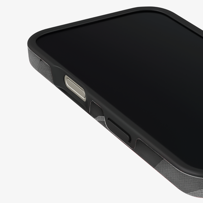 Night Black Camouflage Armoured Phone Case