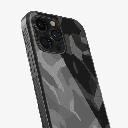 Night Black Camouflage Phone Case