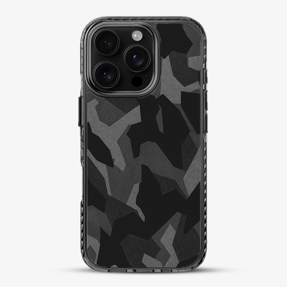 Night Black Camouflage Phone Case