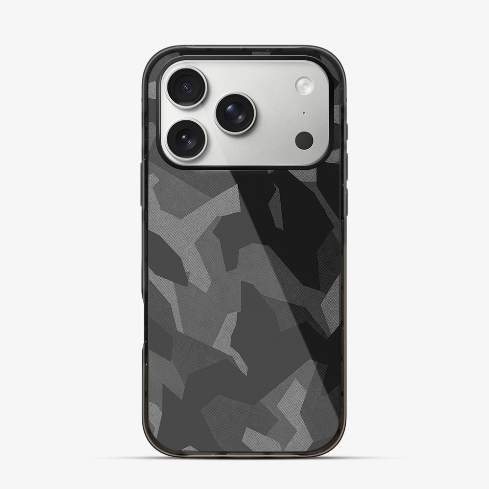 Night Black Camouflage iPhone 17 Pro Max Case