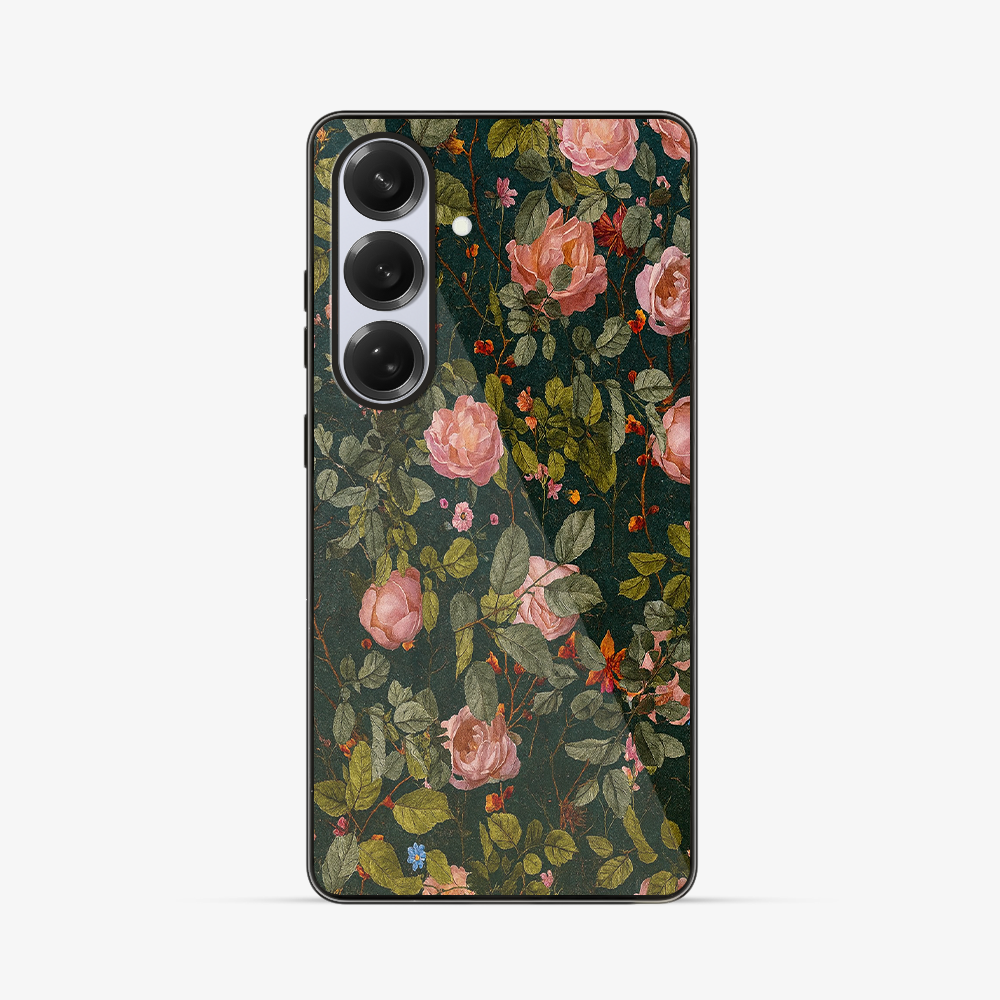 Bloomy Garden Samsung Phone Case Glass Case