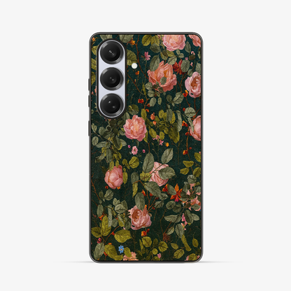 Bloomy Garden Samsung Phone Case Clear Silicone Case