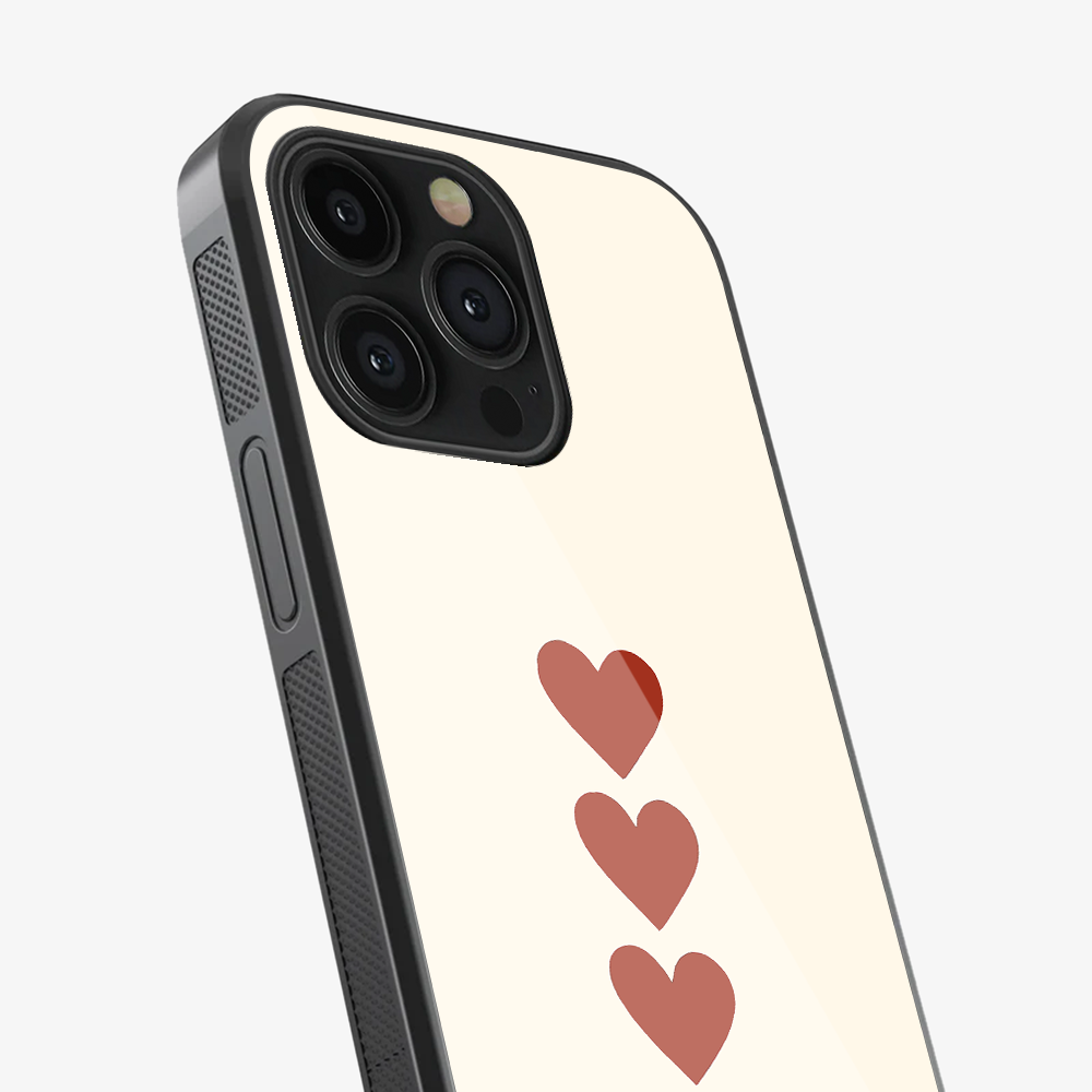 Three Hearts Phone Case