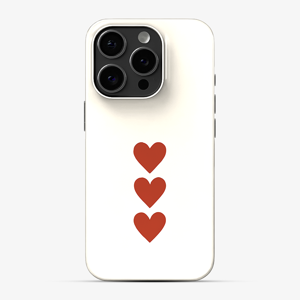 Three Hearts Phone Case