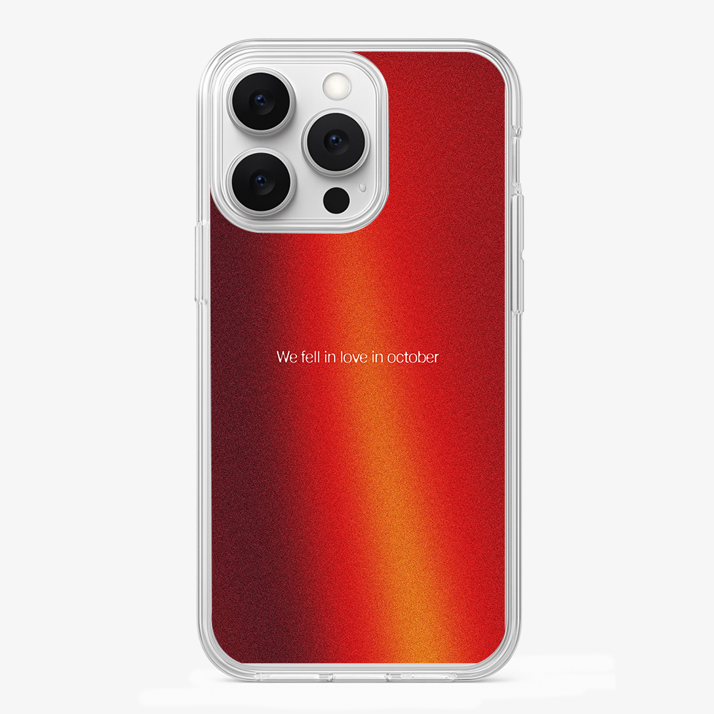 October Phone Case Glass Case