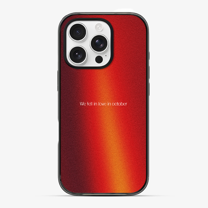 October Phone Case Clear Silicone Case