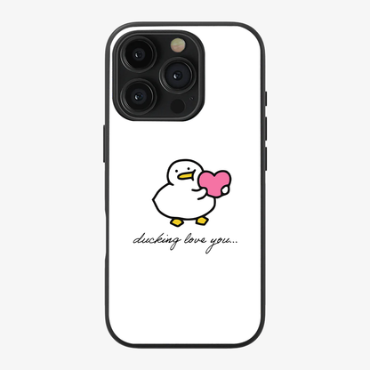 Ducking Love You Phone Case Anti Yellow Silicone Case
