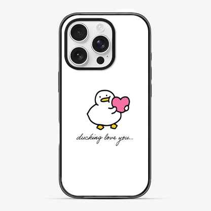 Ducking Love You Phone Case Clear Silicone Case