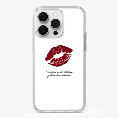 One Kiss Phone Case Glass Case