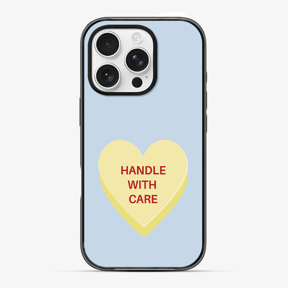 Handle With Care Phone Case Clear Silicone Case