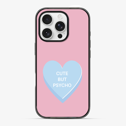 Cute But Psycho Phone Case Clear Silicone Case