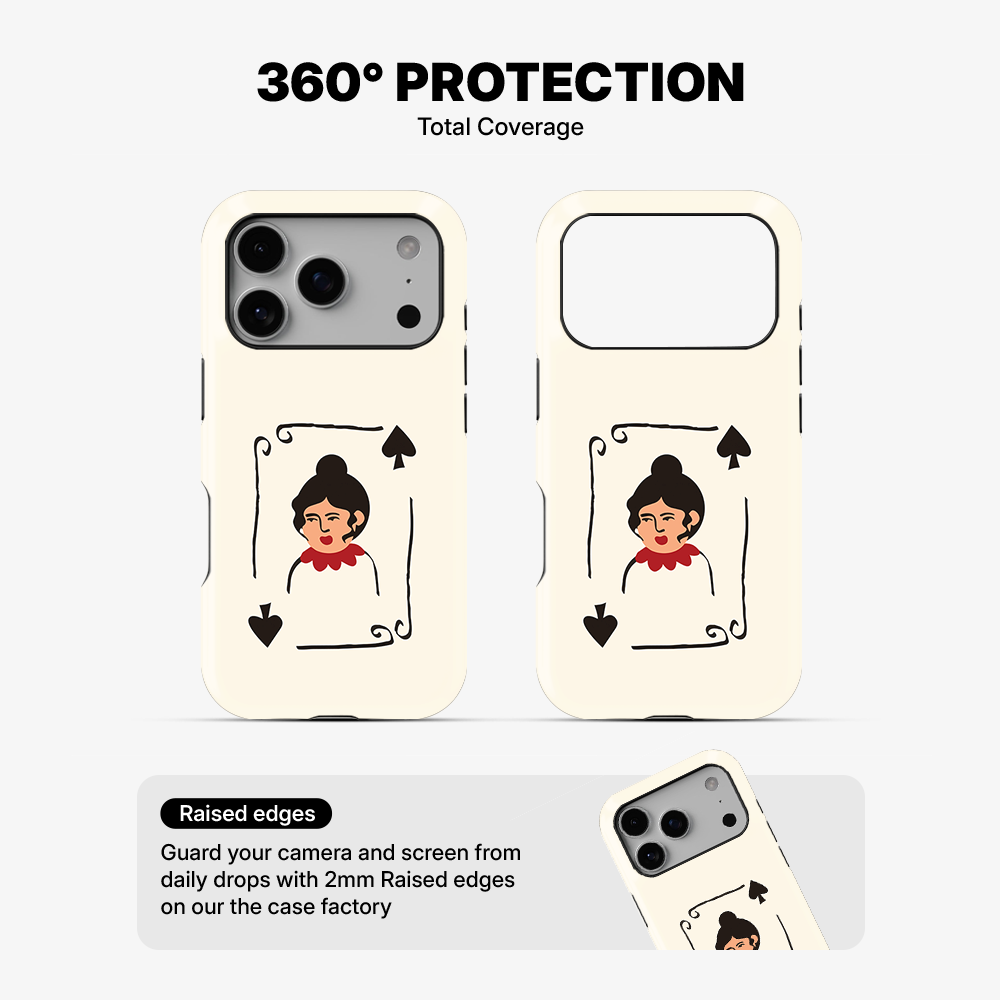 Queen Of Hearts Phone Case