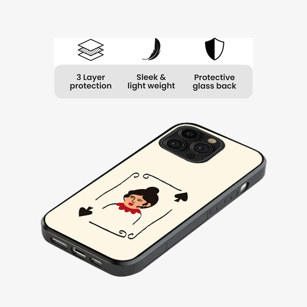 Queen Of Hearts Phone Case