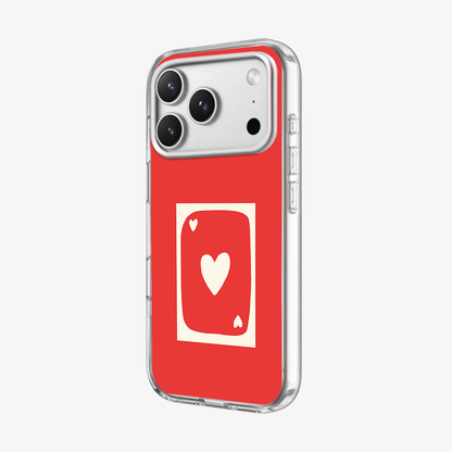 Red Heart Card Phone Case