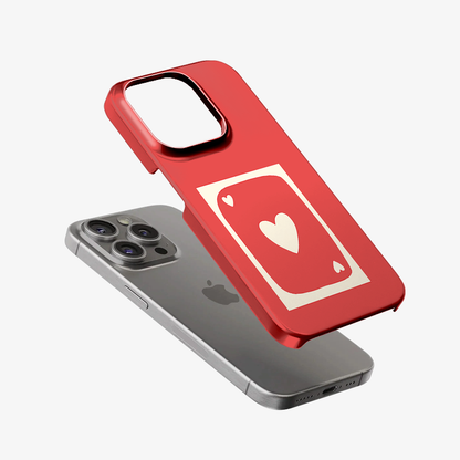 Red Heart Card Phone Case