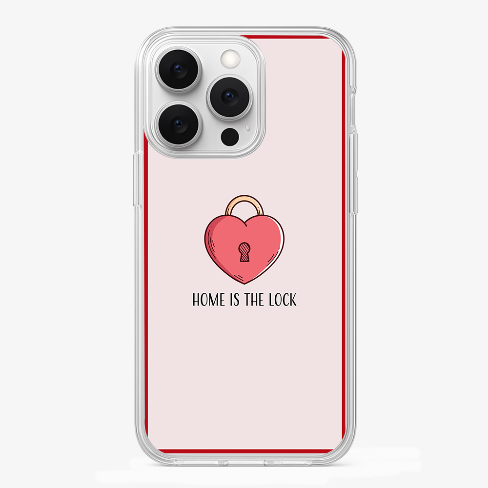 Heart Lock Phone Case Glass Case