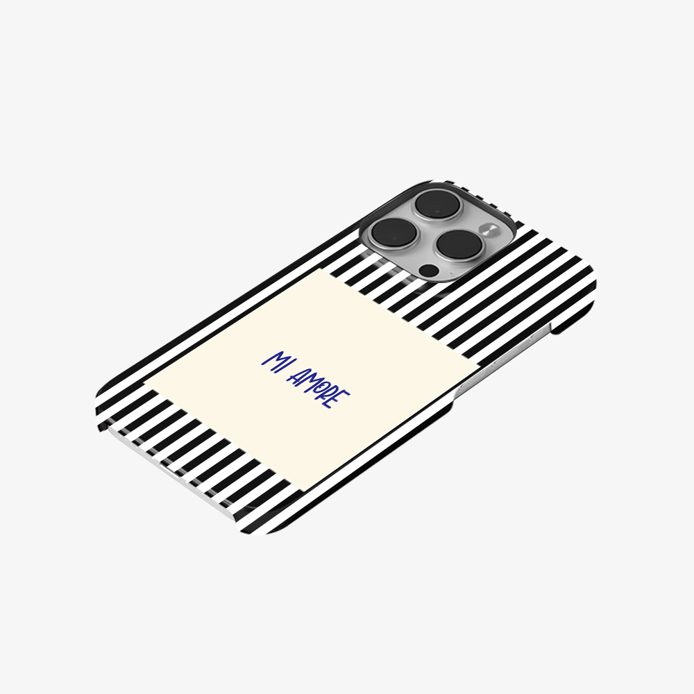 Mi Amore Black Phone Case